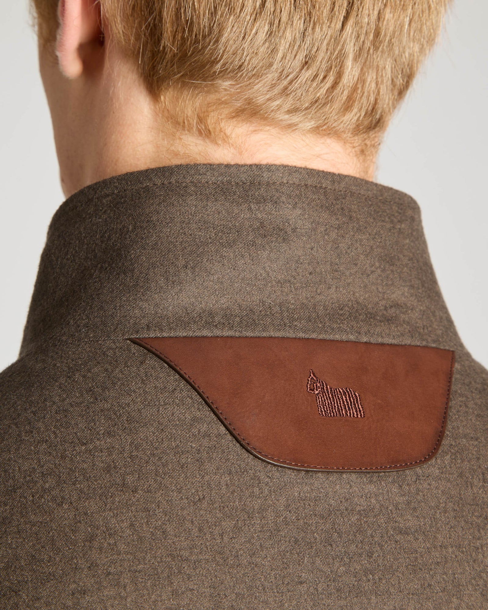 Combed cashmere blouson 11