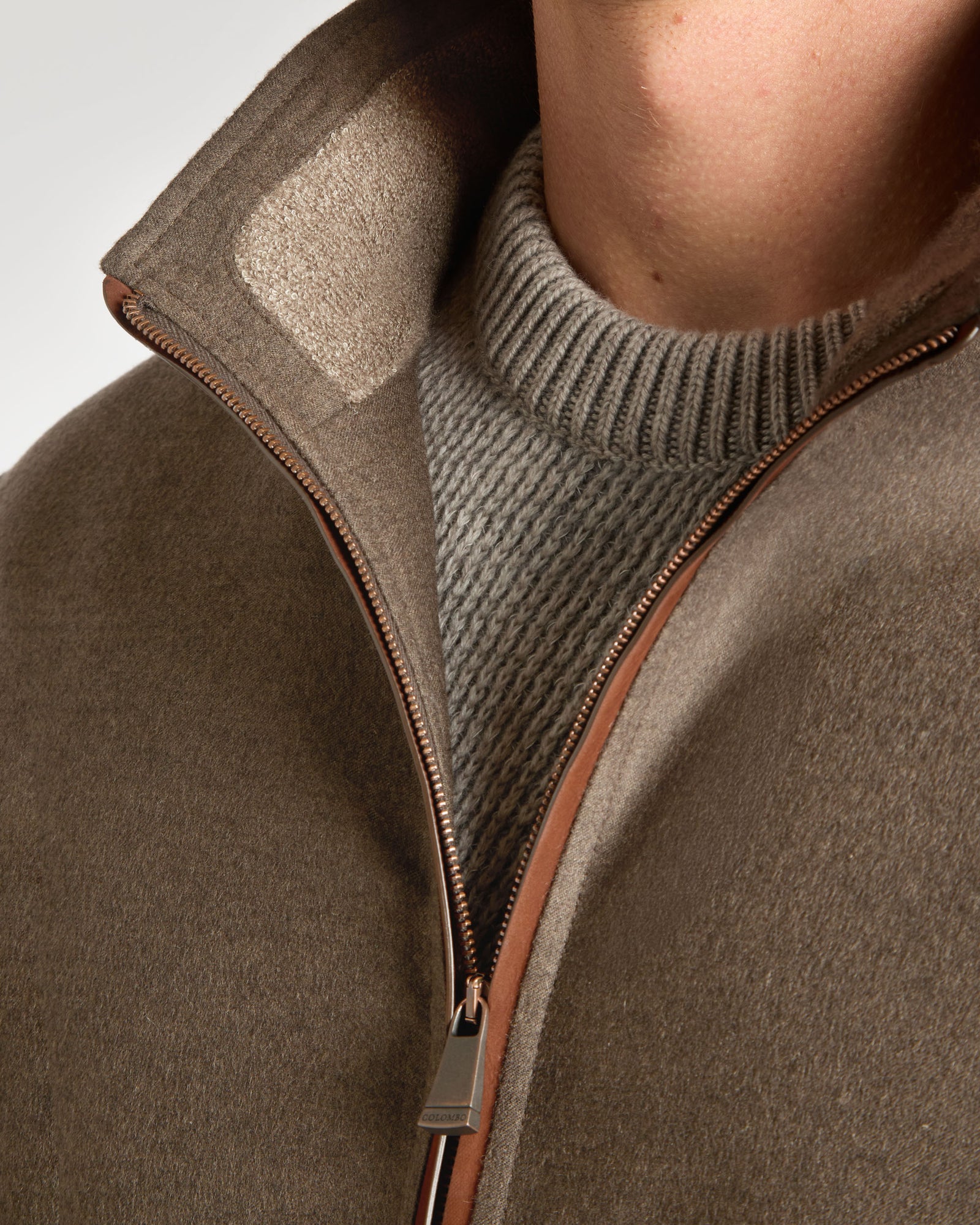 Combed cashmere blouson 6