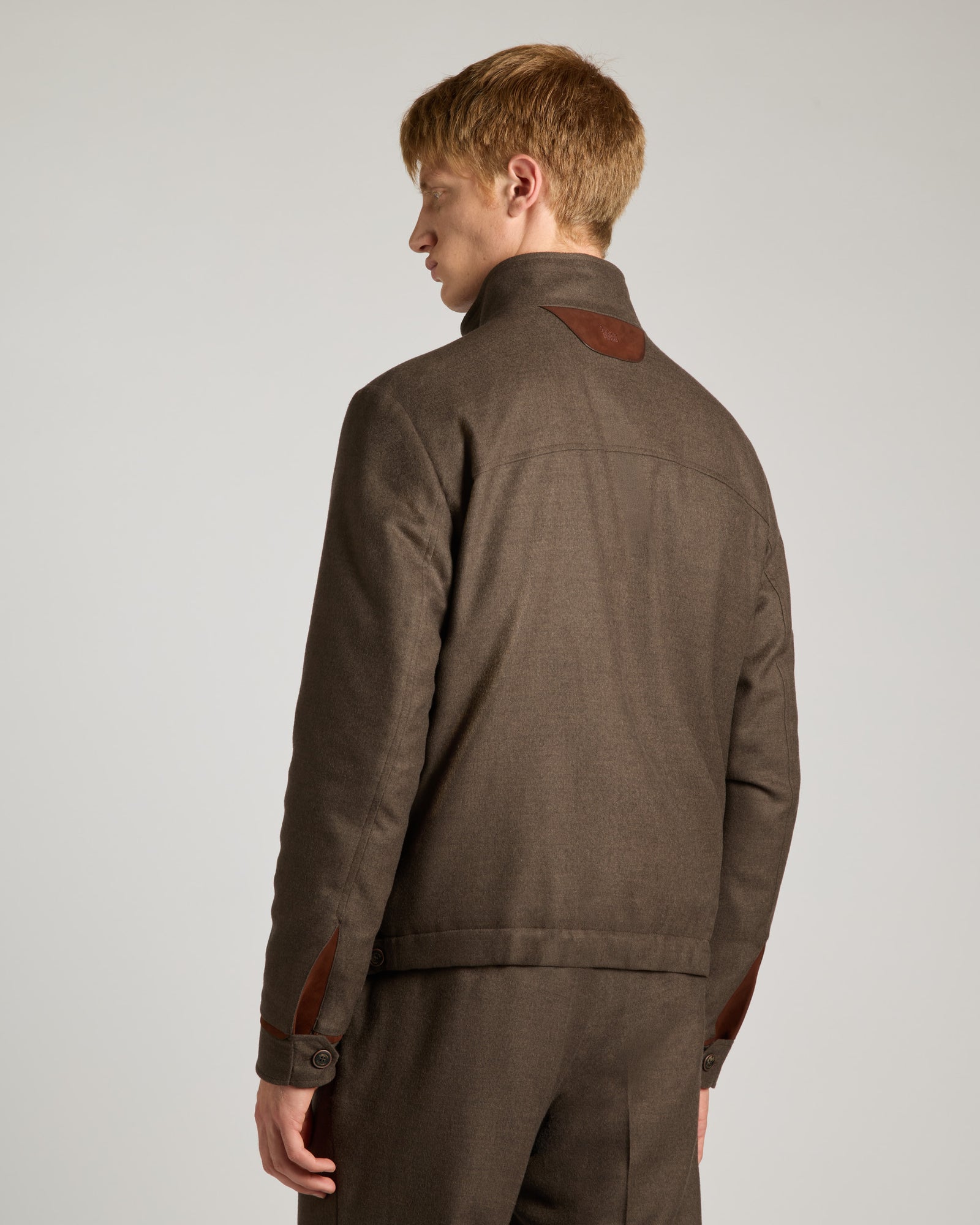 Combed cashmere blouson 12