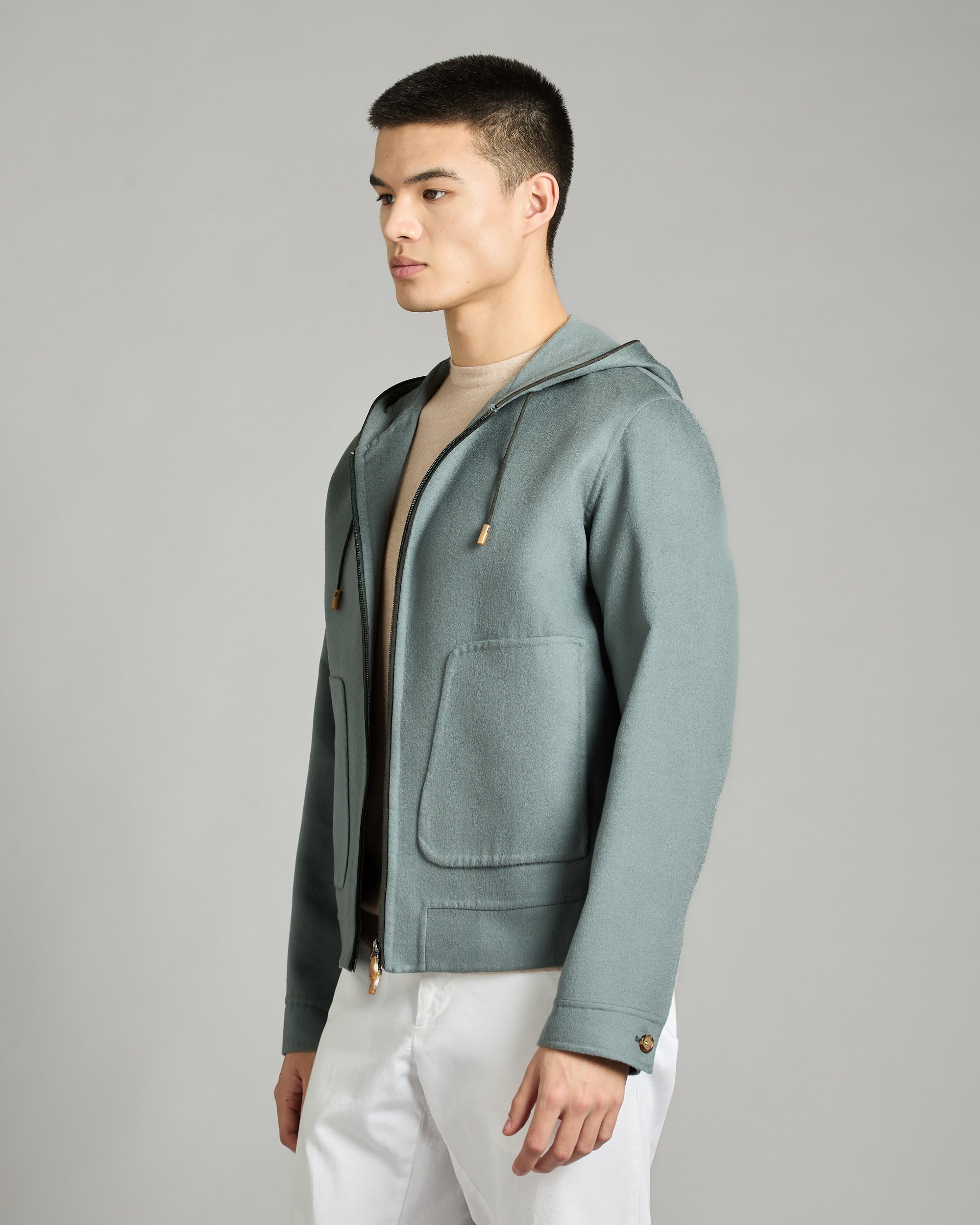 Double Cashmere and silk jacket