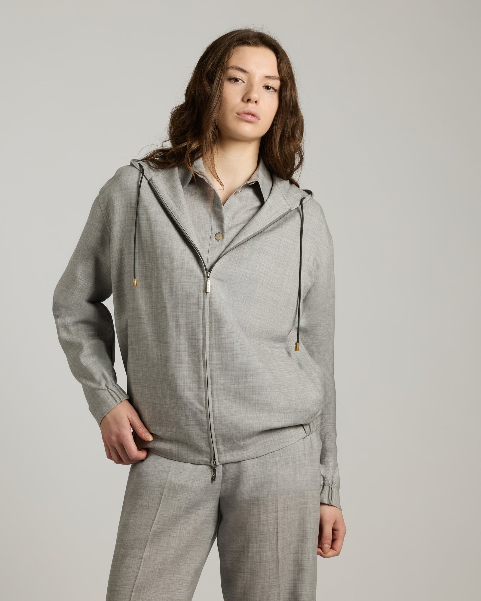 Light grey Cashmere 4.0 blouson 2