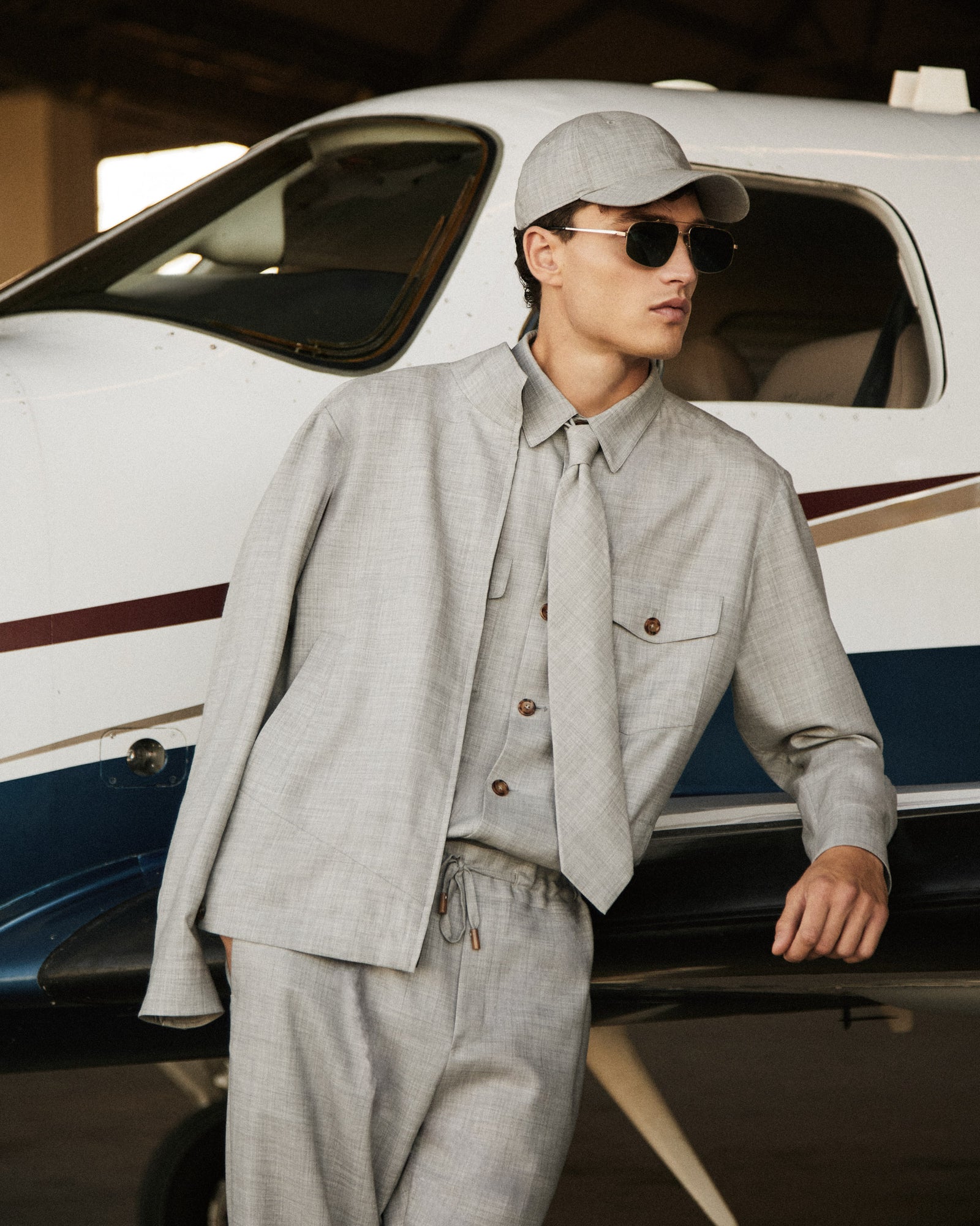 Light grey Cashmere 4.0 blouson