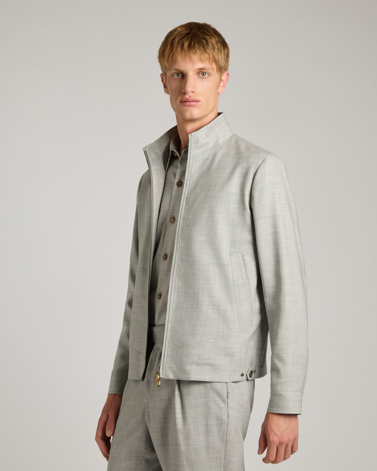 Light grey Cashmere 4.0 blouson 2