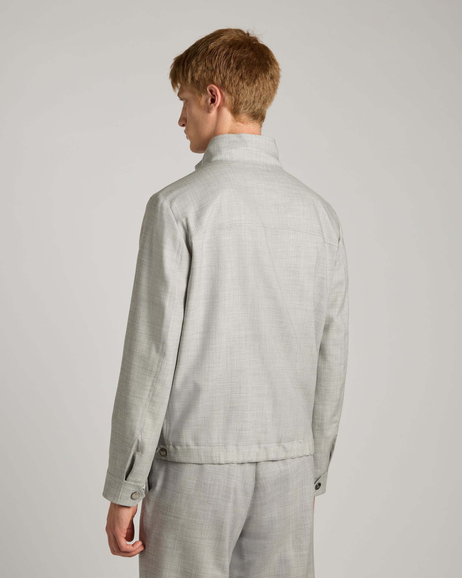 Light grey Cashmere 4.0 blouson 5