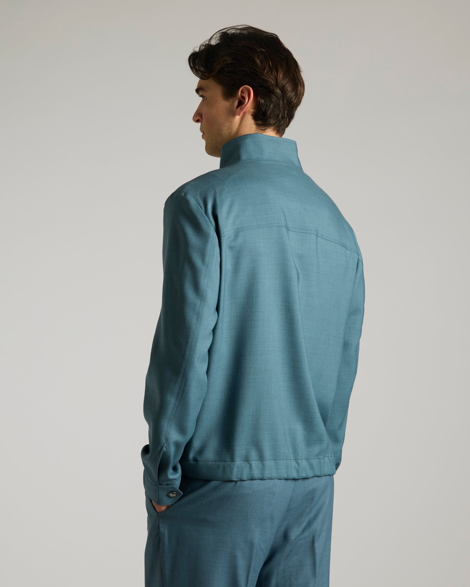 Light blue Cashmere 4.0 NICHOLSON blouson 4