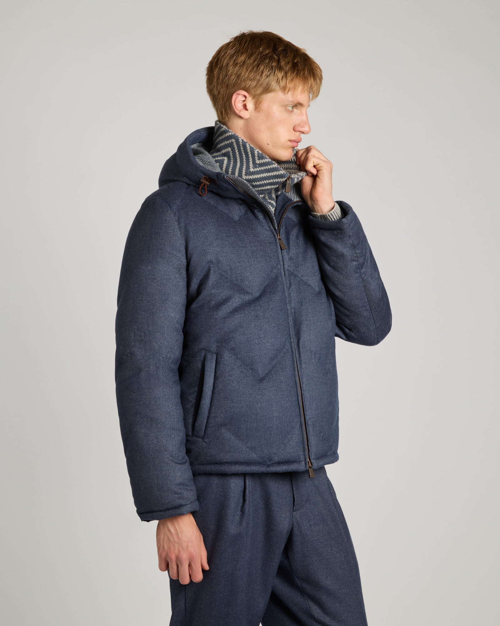 blouson in combed kid cashmere 3