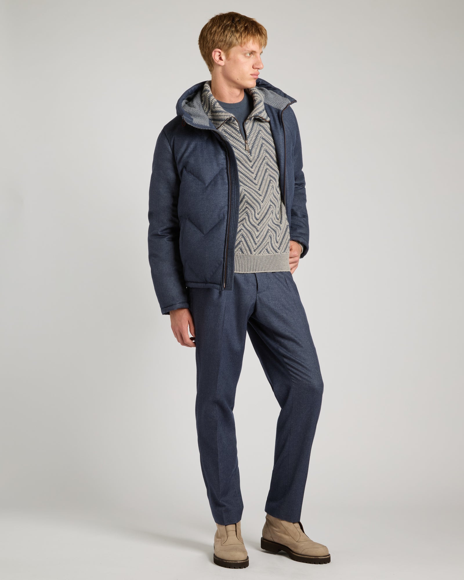 blouson in combed kid cashmere 2