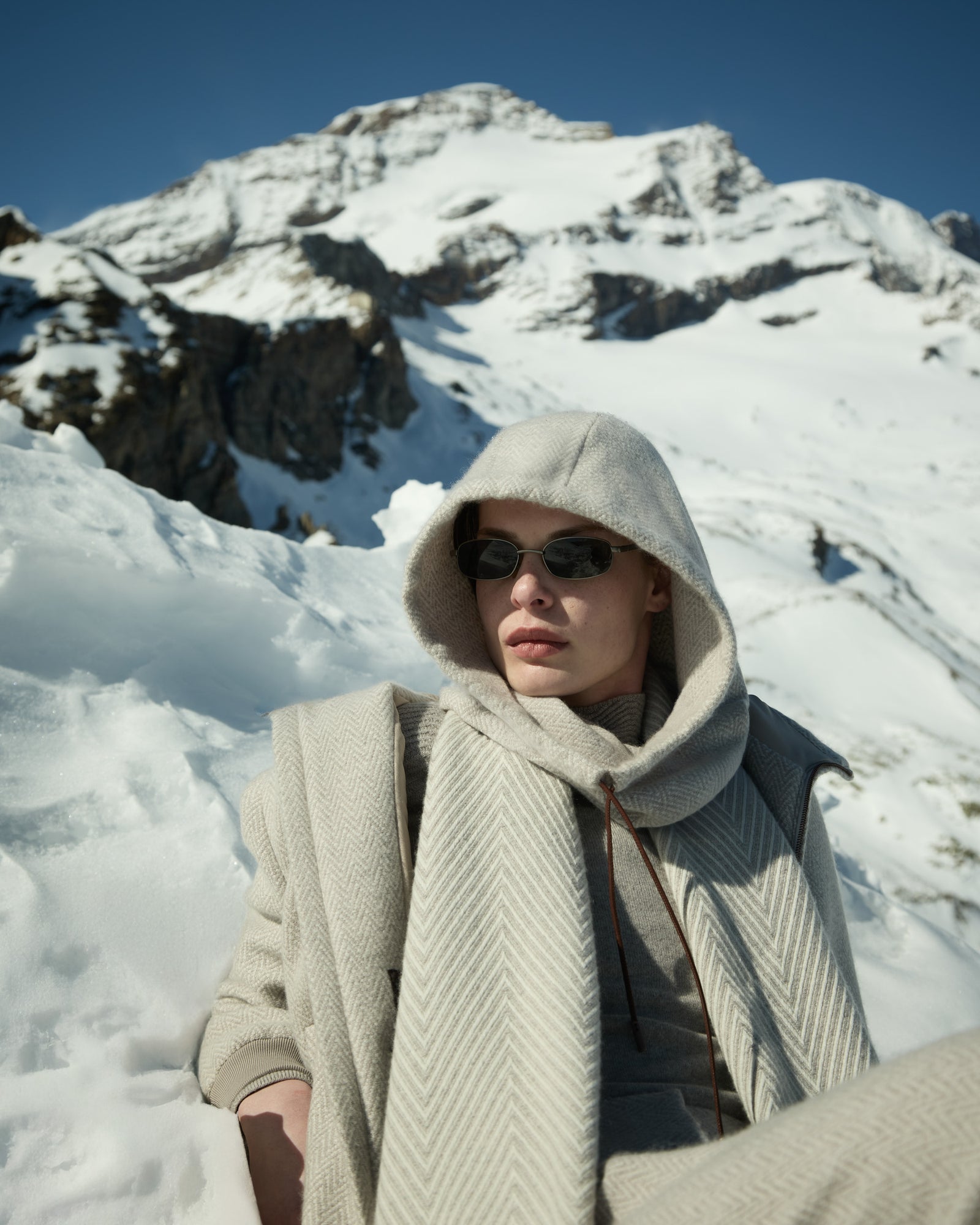 Kid Wool 12.8 and Kid Cashmere jacket