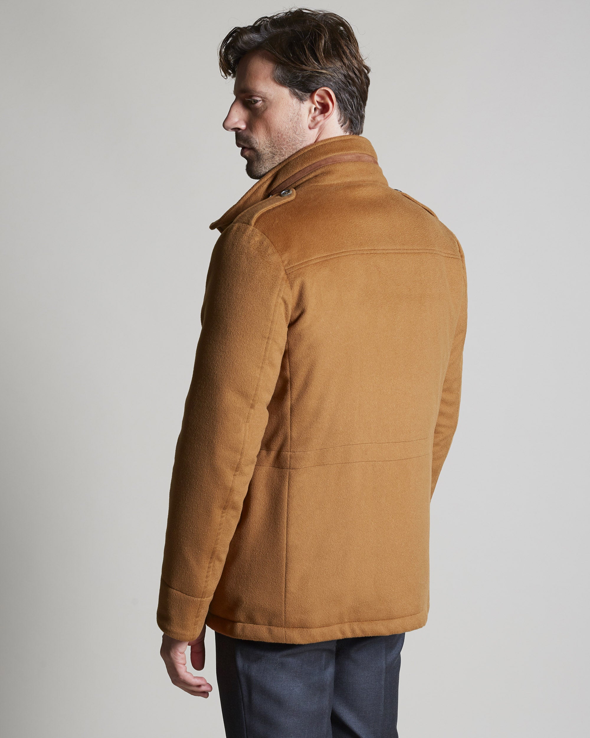 Parka in pura Vicuña colore naturale