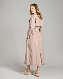 Silk and cotton Trench