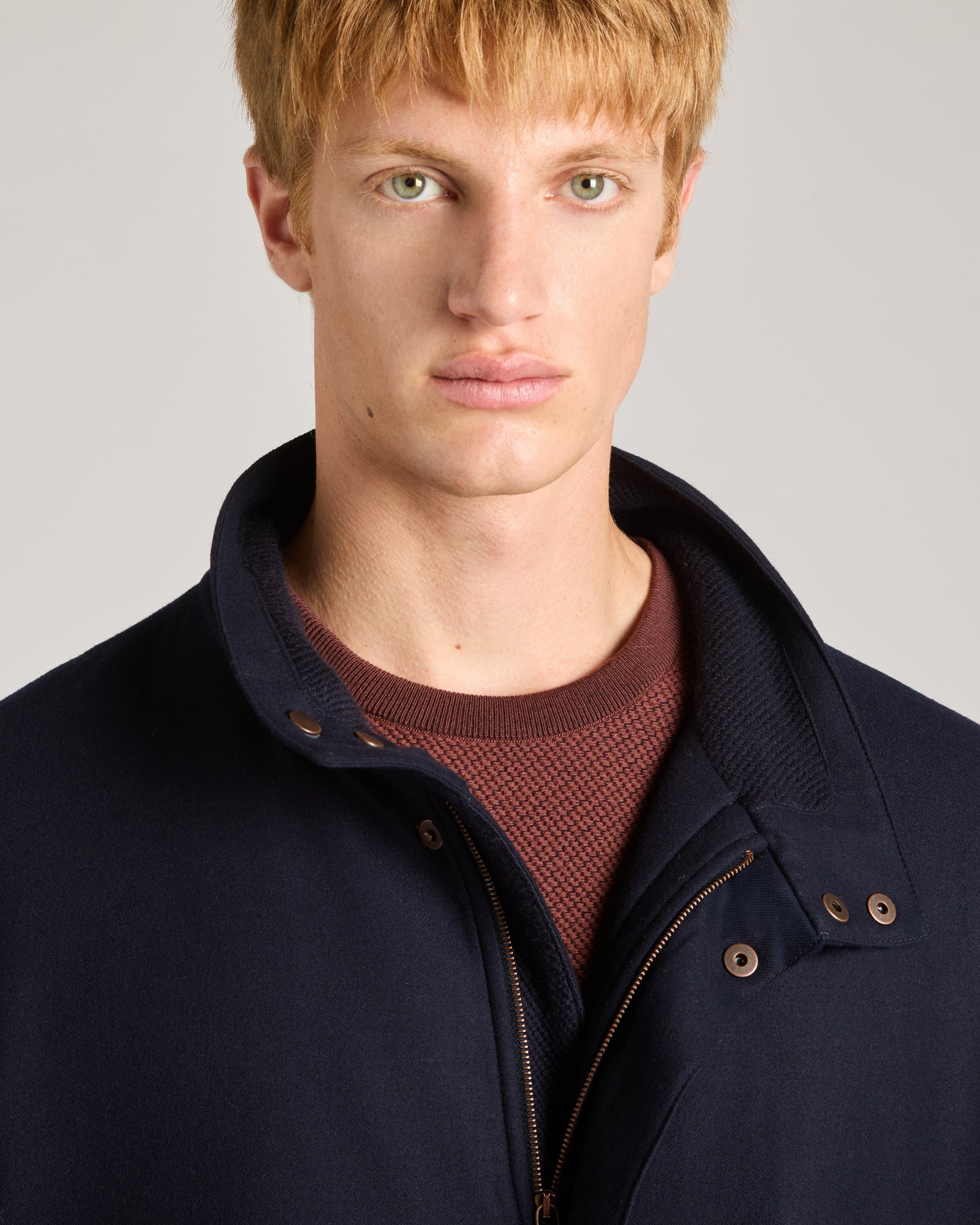 Blake car coat in 12.8 Kid Wool 6