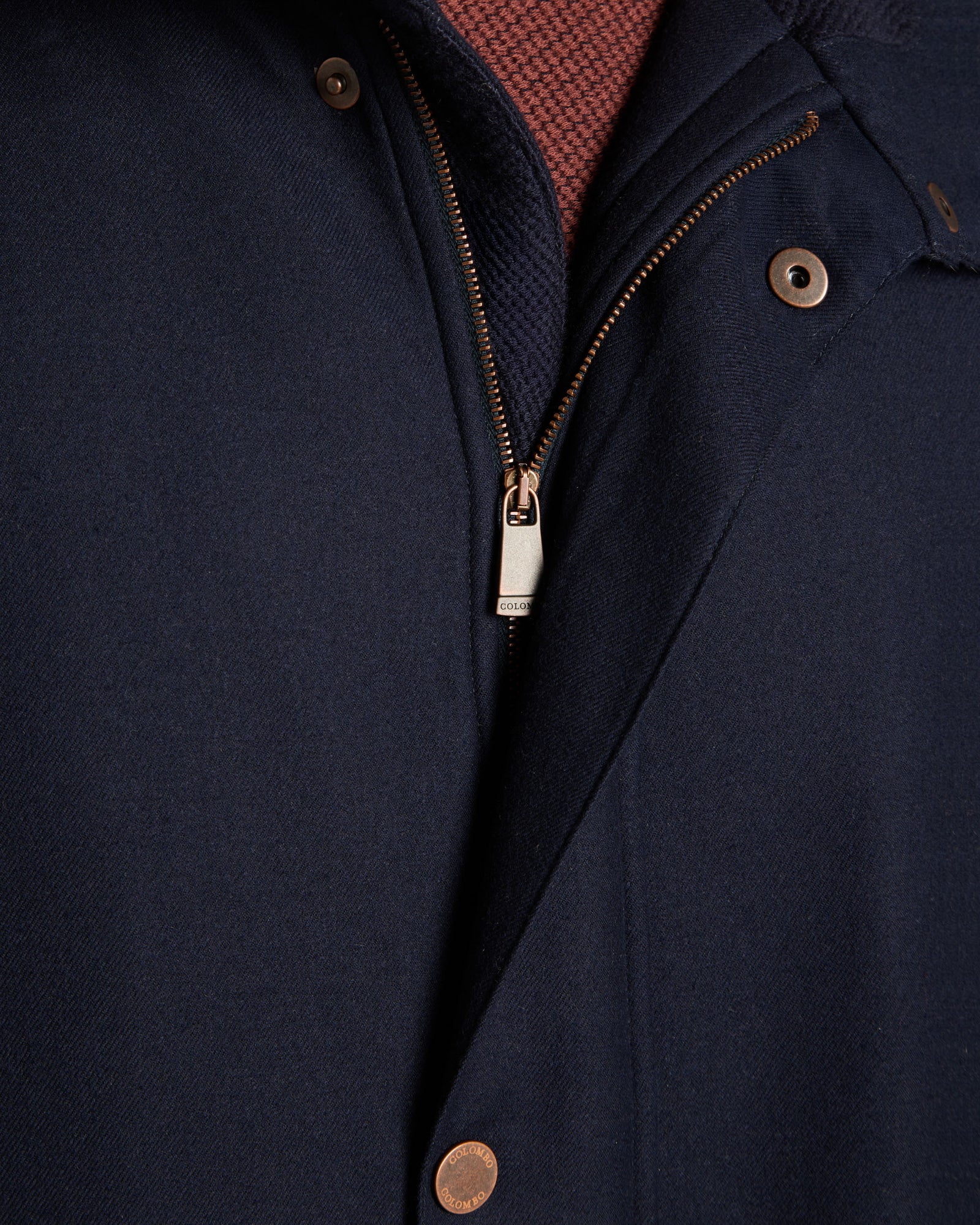 Blake car coat in 12.8 Kid Wool 4