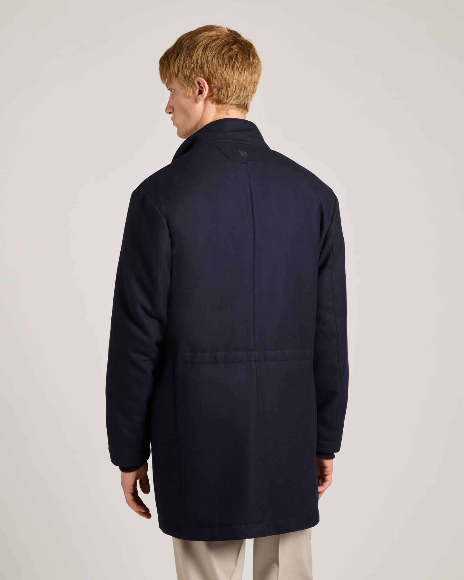 Blake car coat in 12.8 Kid Wool 9