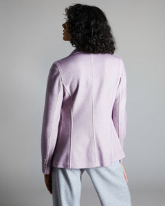 Pink cashmere fleece Kate blazer