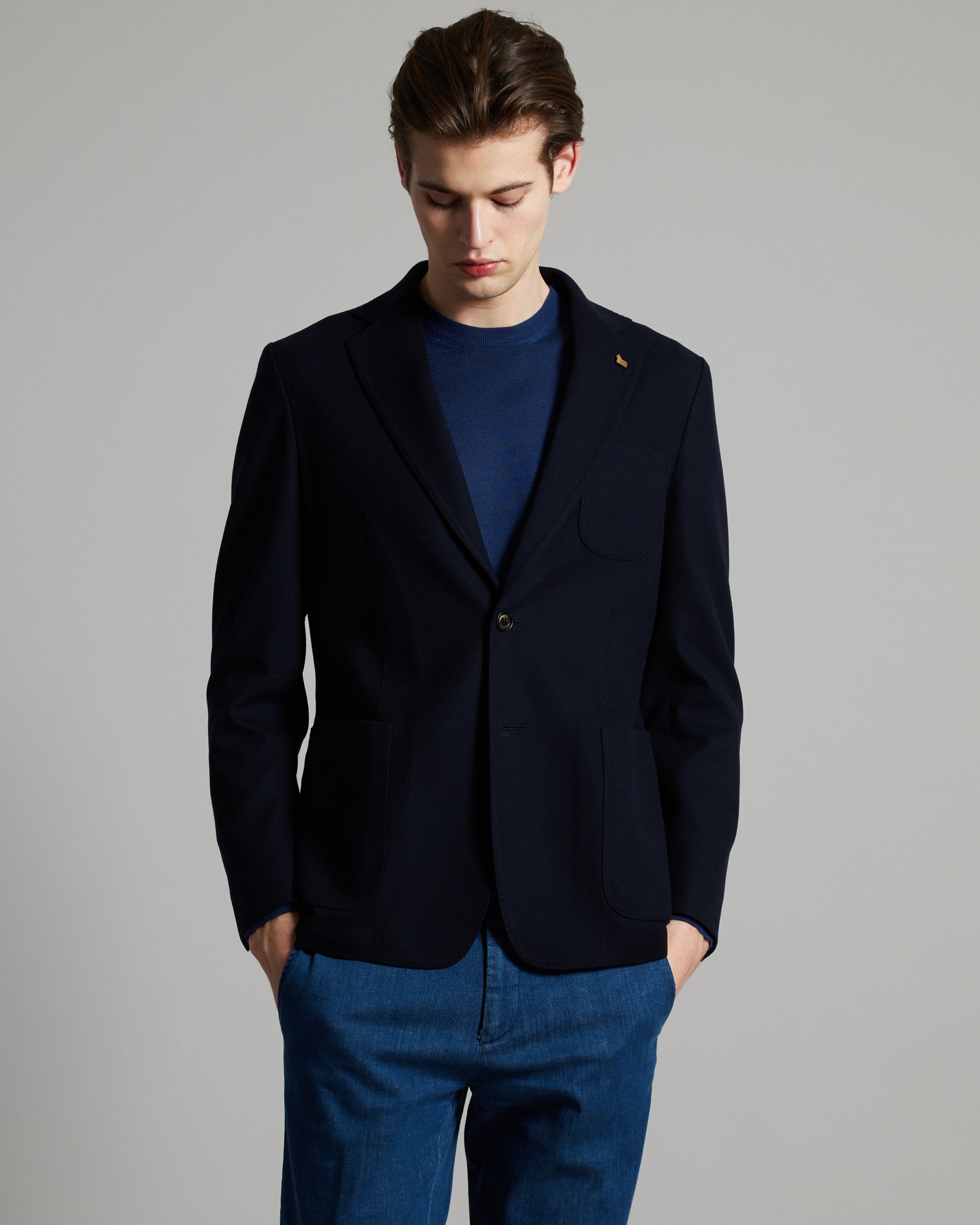 12.8 Kid Wool blue ROBERT jacket