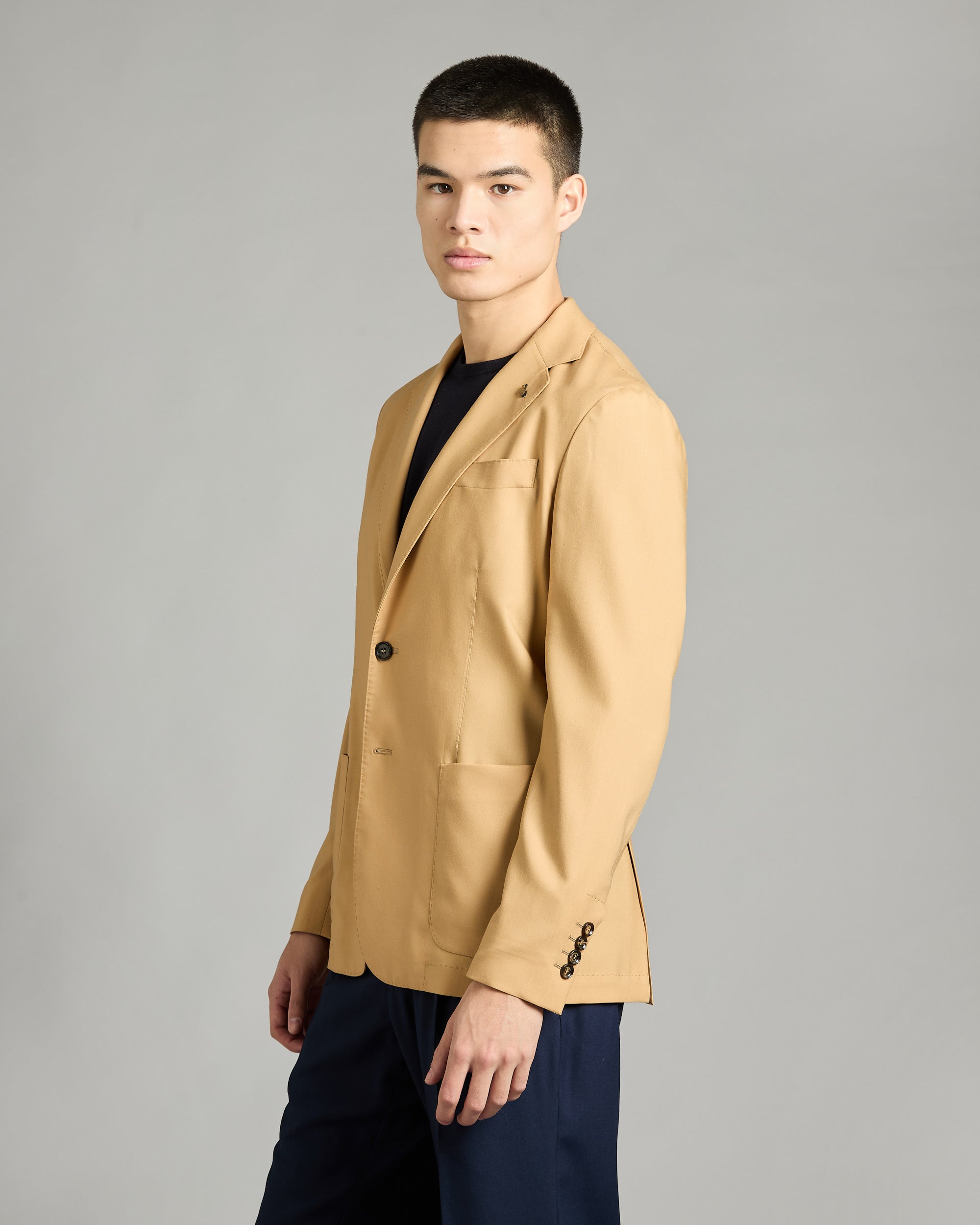 ROBERT Jacket in Cashmere 4.0 Mustard