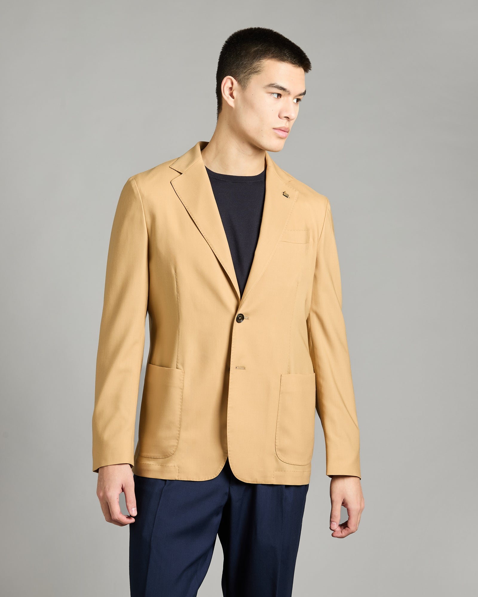 ROBERT Jacket in Cashmere 4.0 Ochre