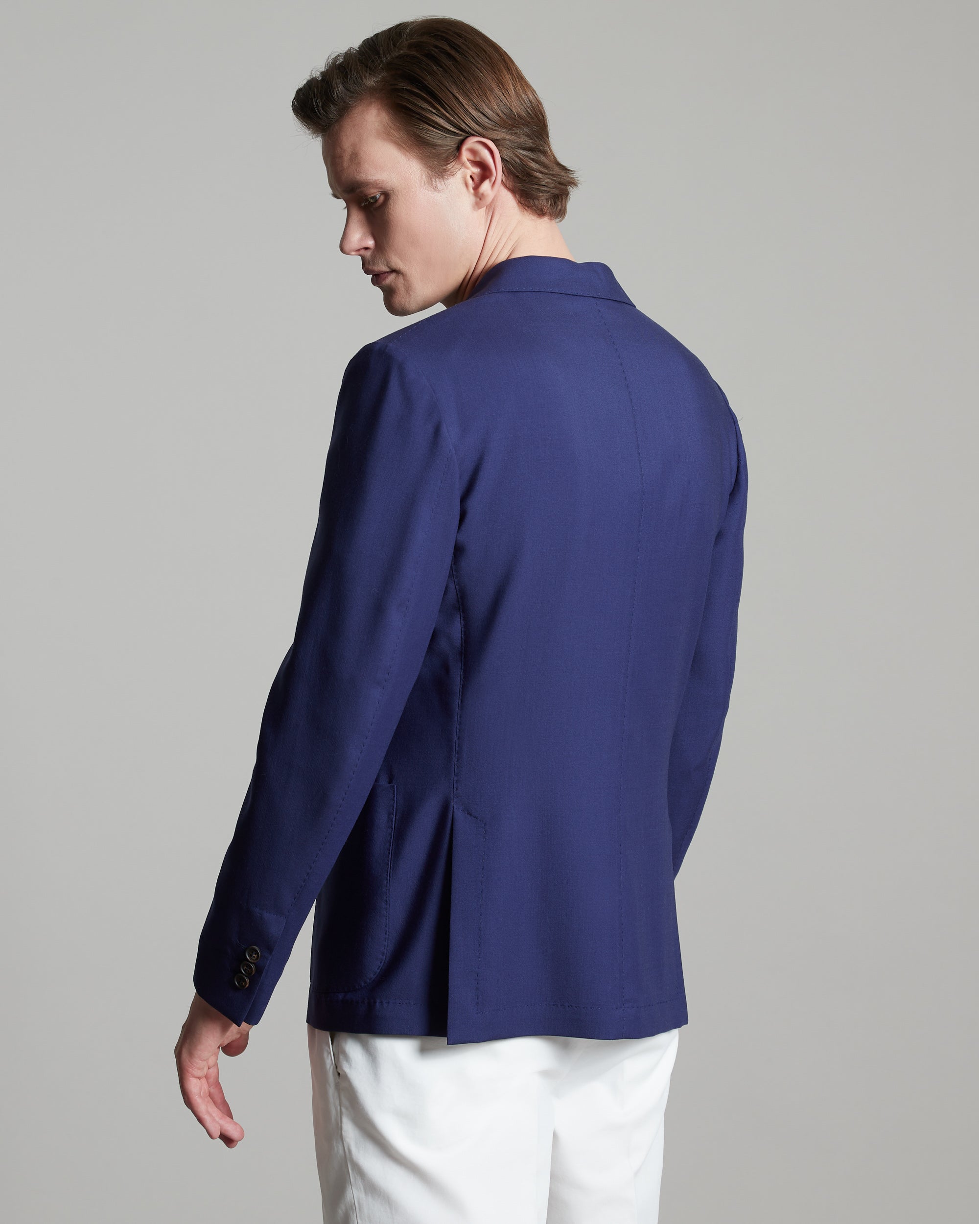 Cashmere 4.0 light blue ROBERT blazer. 3