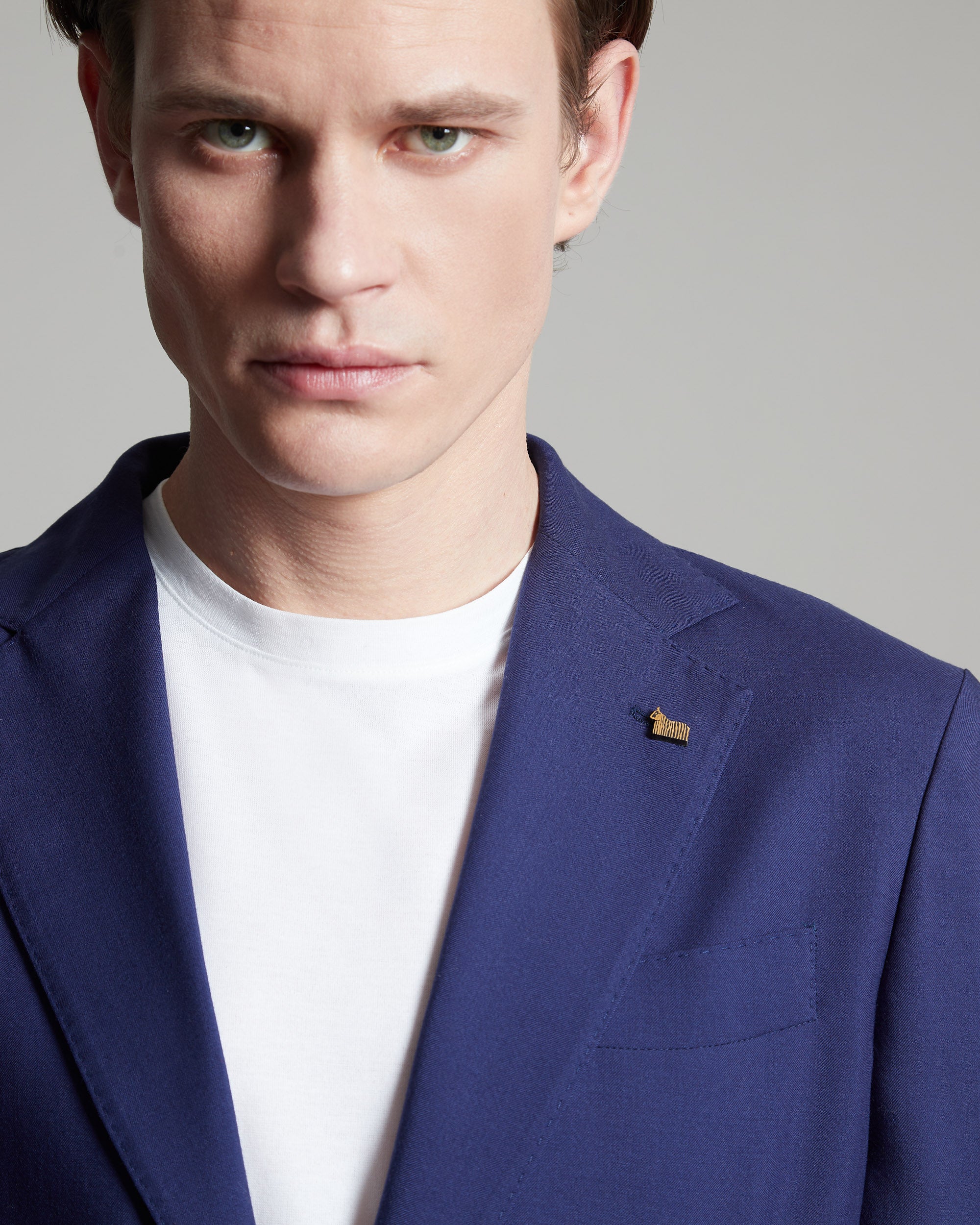Cashmere 4.0 light blue ROBERT blazer. 4