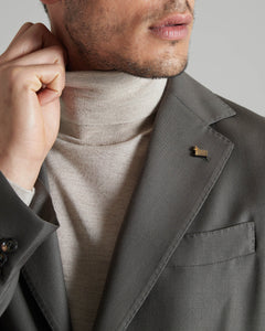 Cashmere 4.0 green ROBERT blazer. 3