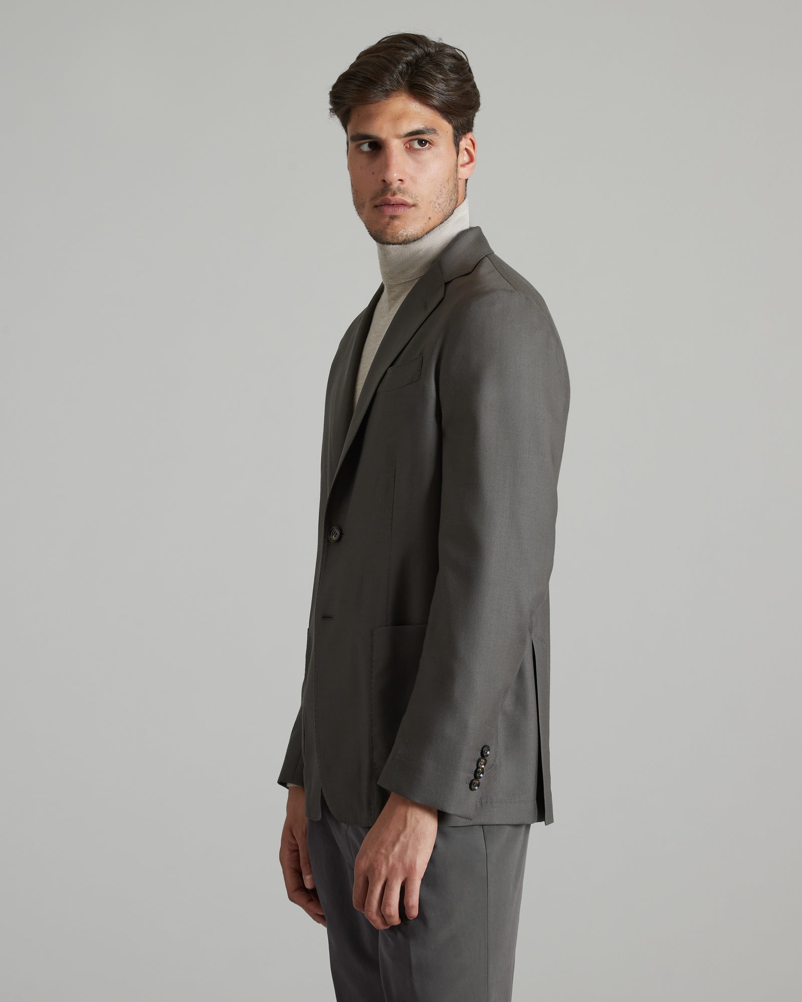 Cashmere 4.0 green ROBERT blazer. 2