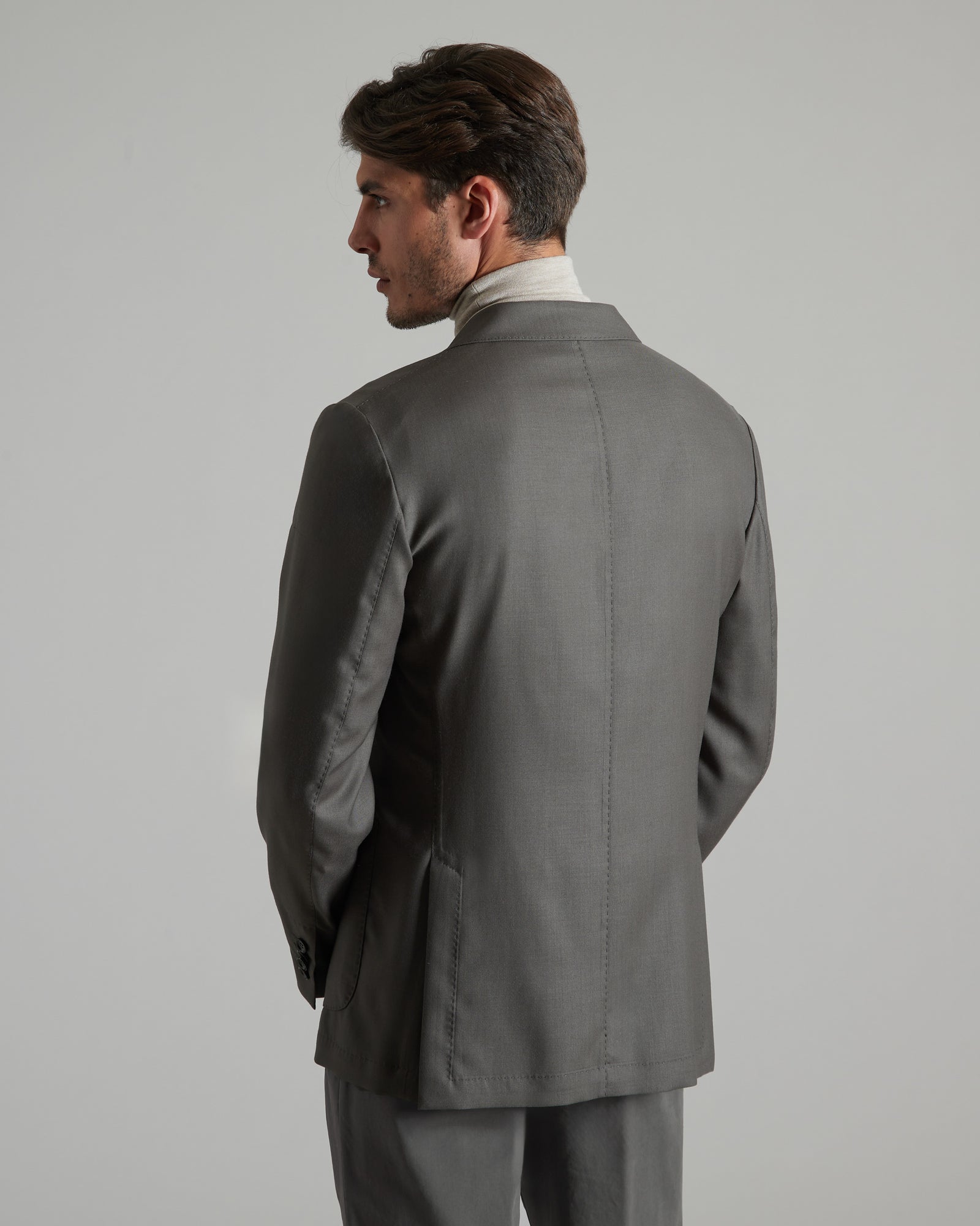 Cashmere 4.0 green ROBERT blazer. 4