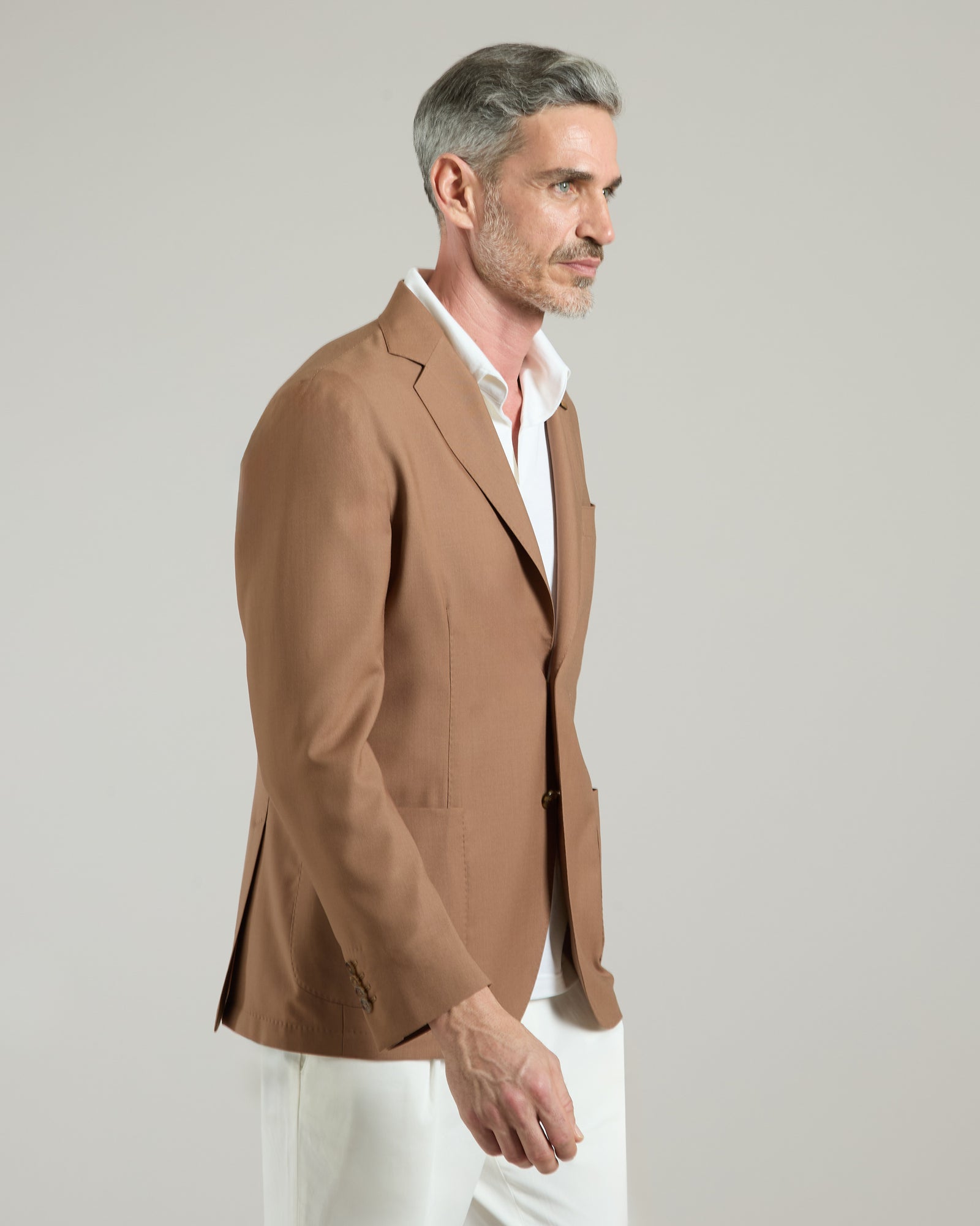 Giacca ROBERT in Cashmere 4.0 tabacco