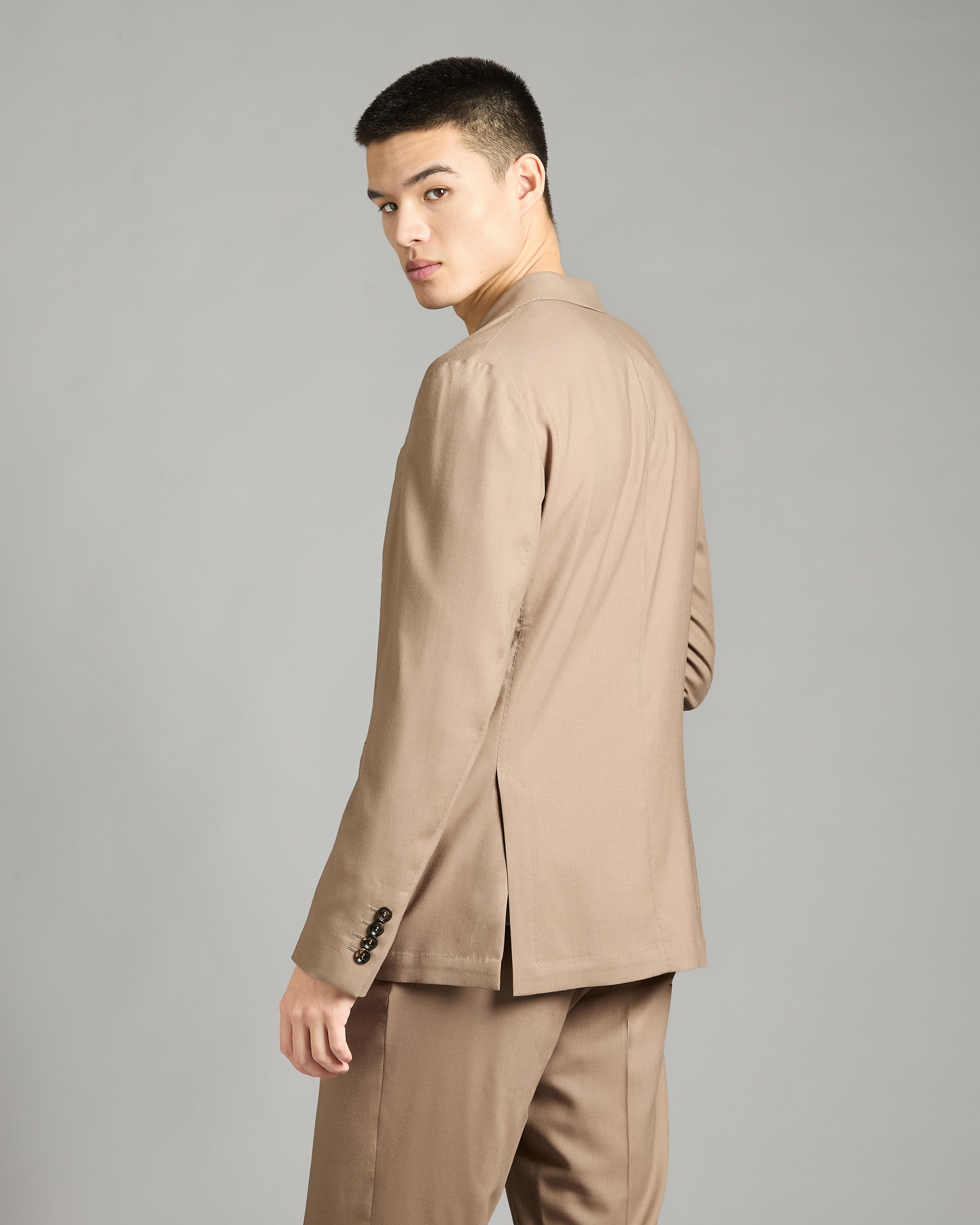 ROBERT jacket in beige Cashmere 4.0