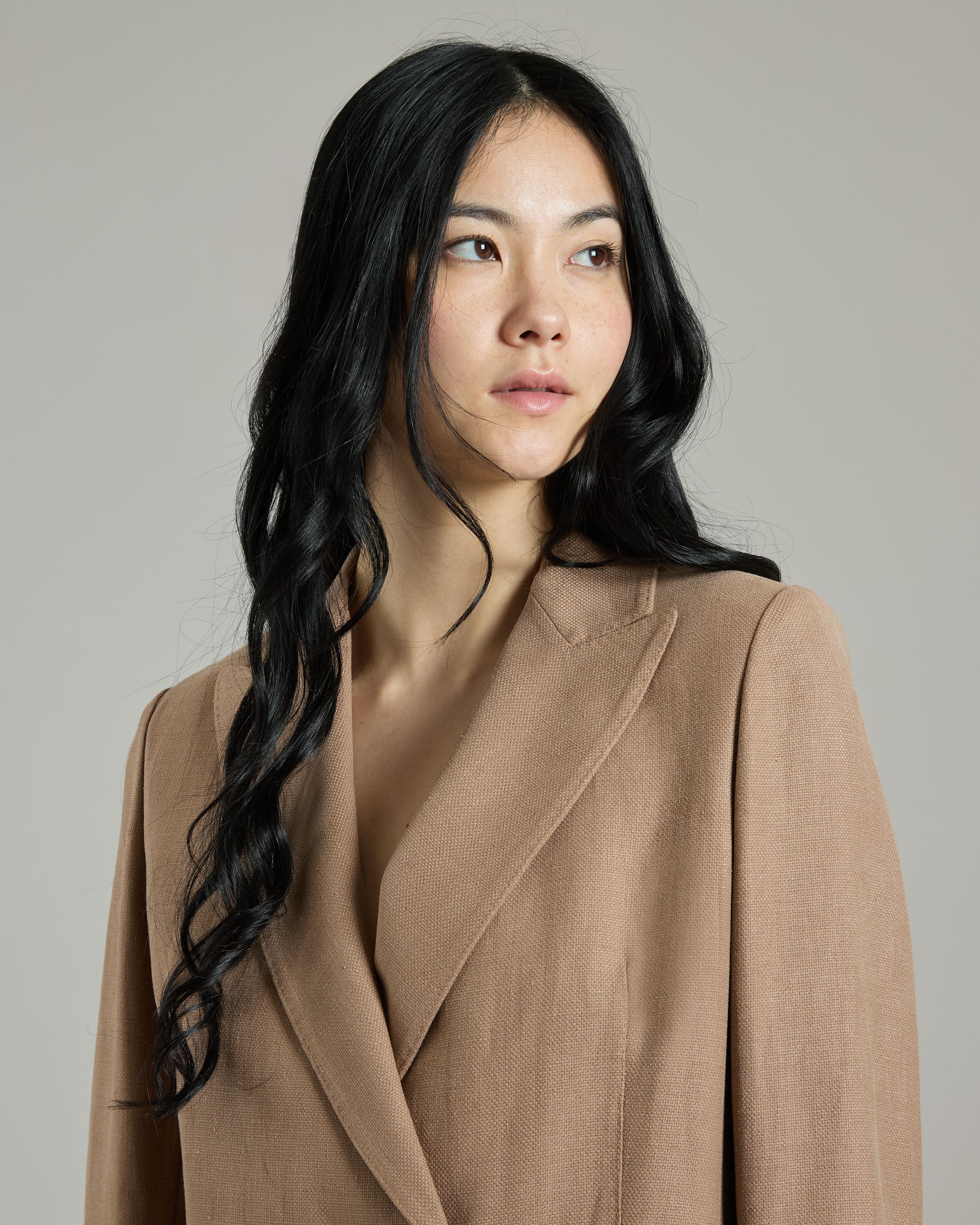 Braum Double-breasted jacket in Canvas Linen 3