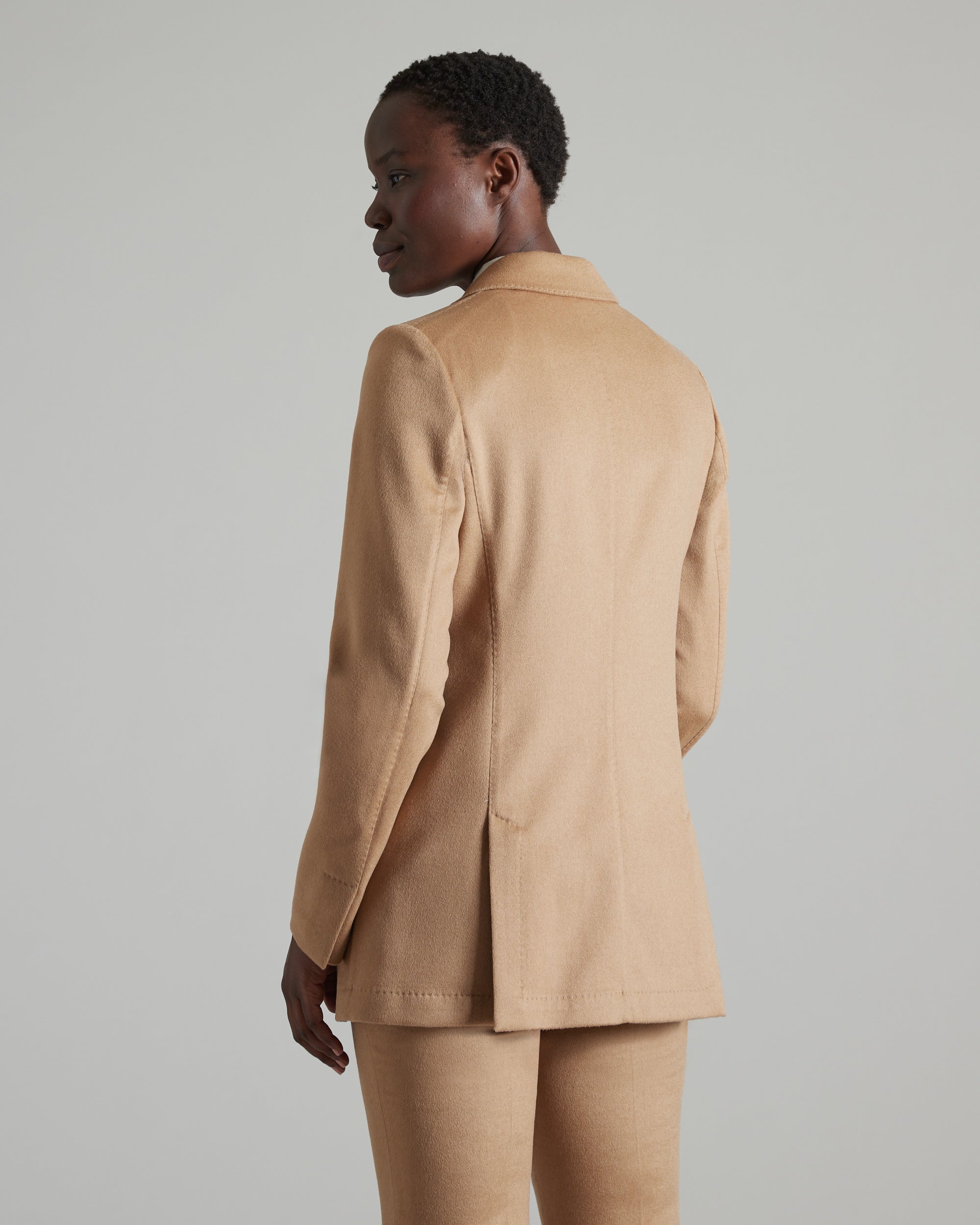 Baby Camel double breasted jacket 4