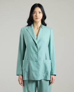 Green Cashmere 4.0 blazer.