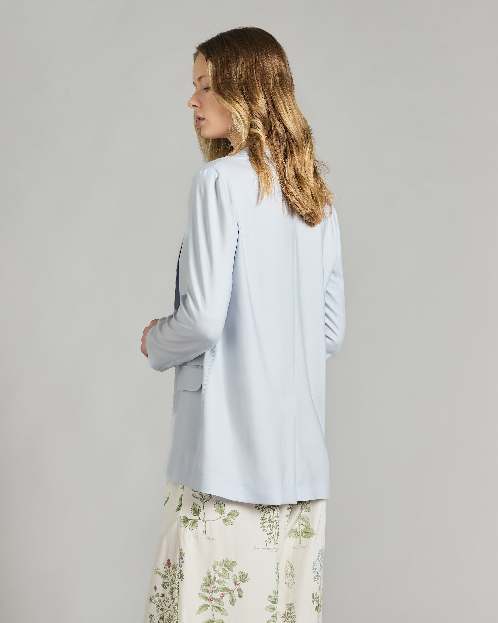 Cashmere 4.0 light blue blazer