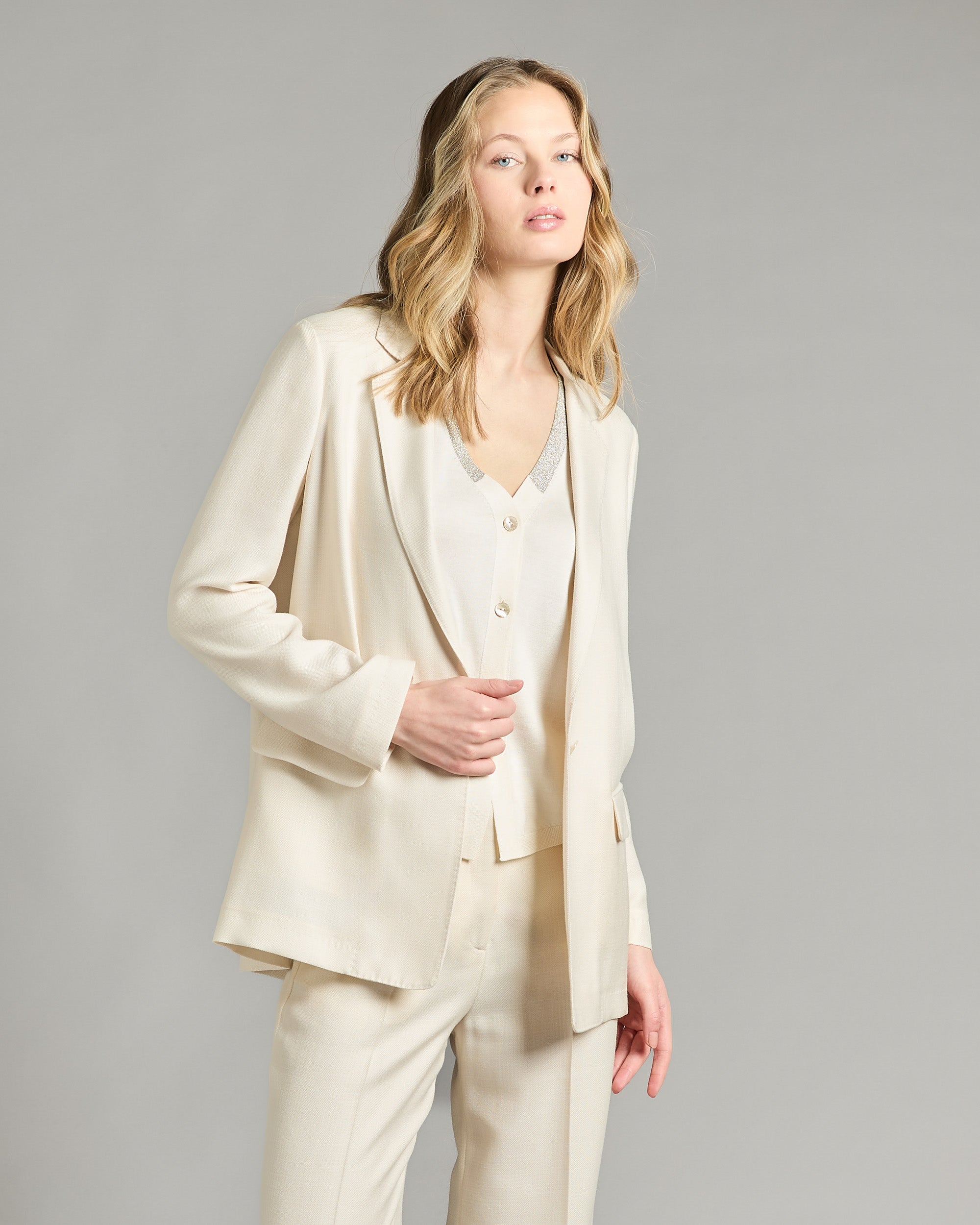 Canvas Cashmere Jacket