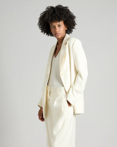 Oversized jacket in touch cashmere 2