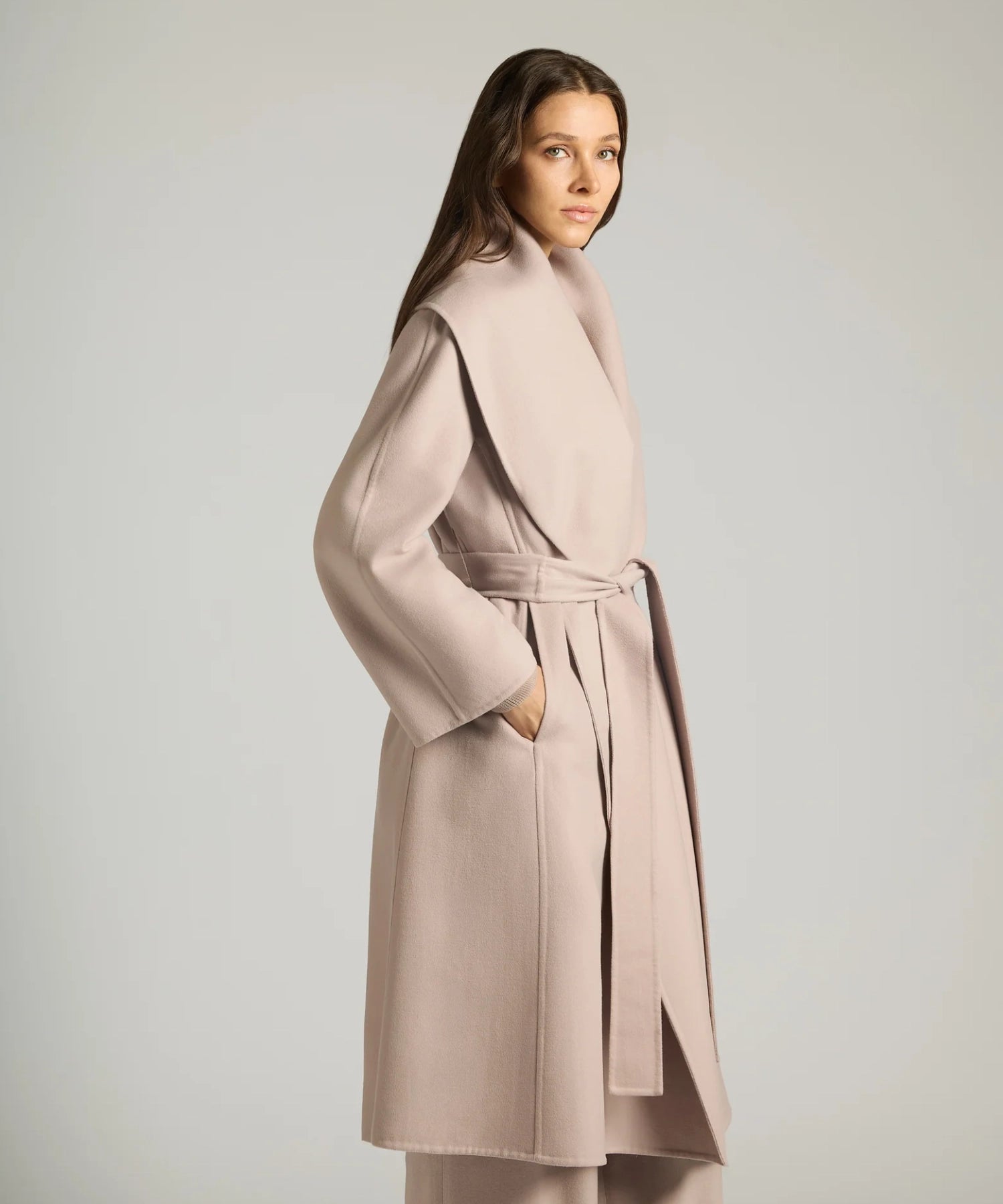 12,8 Kid Wool Double Face Coat