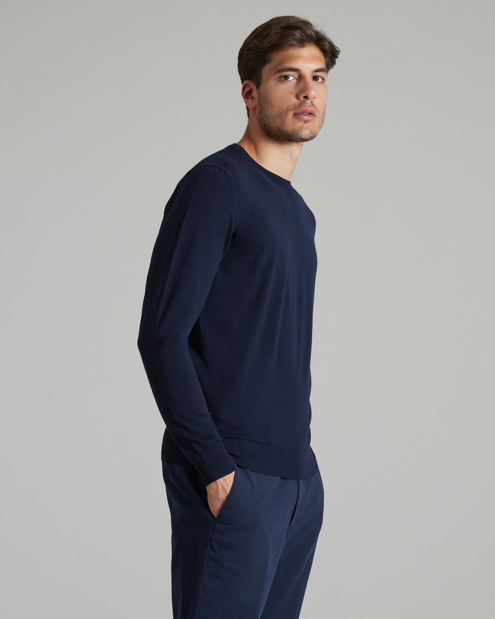 Blue 12.8 Kid wool crewneck 2