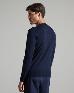 Blue 12.8 Kid wool crewneck