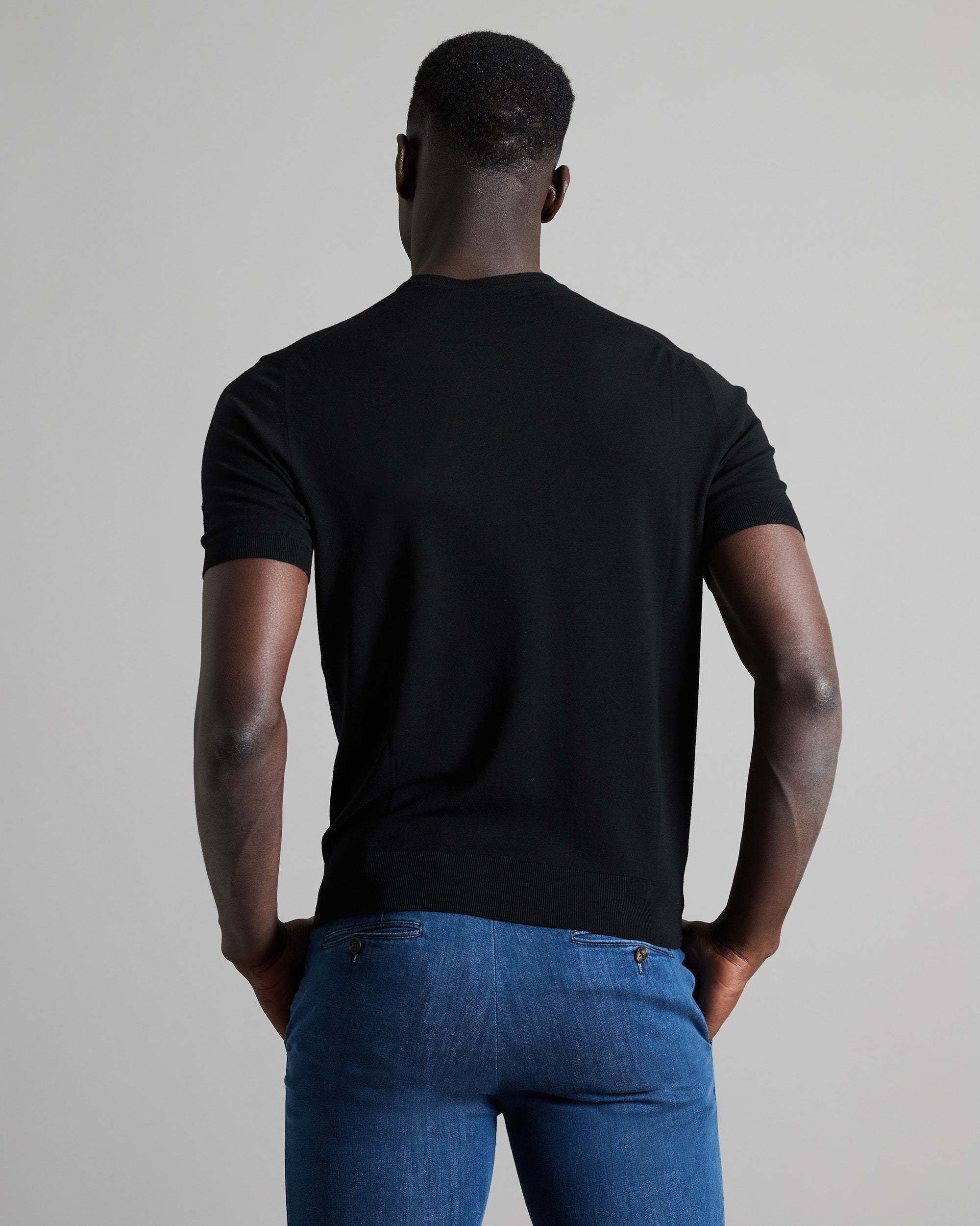 12.8 Kid Wool black T-shirt sweater 3