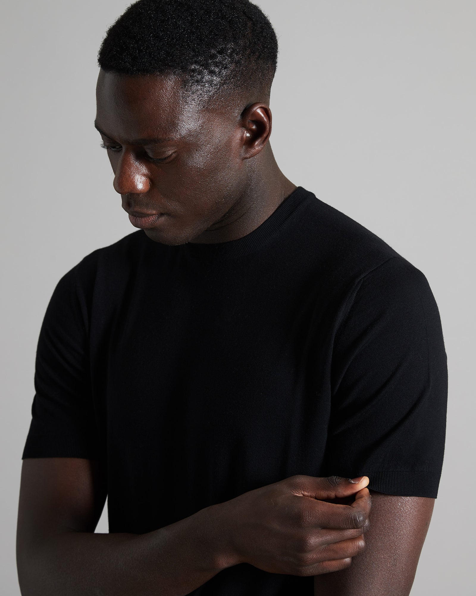 12.8 Kid Wool black T-shirt sweater 4