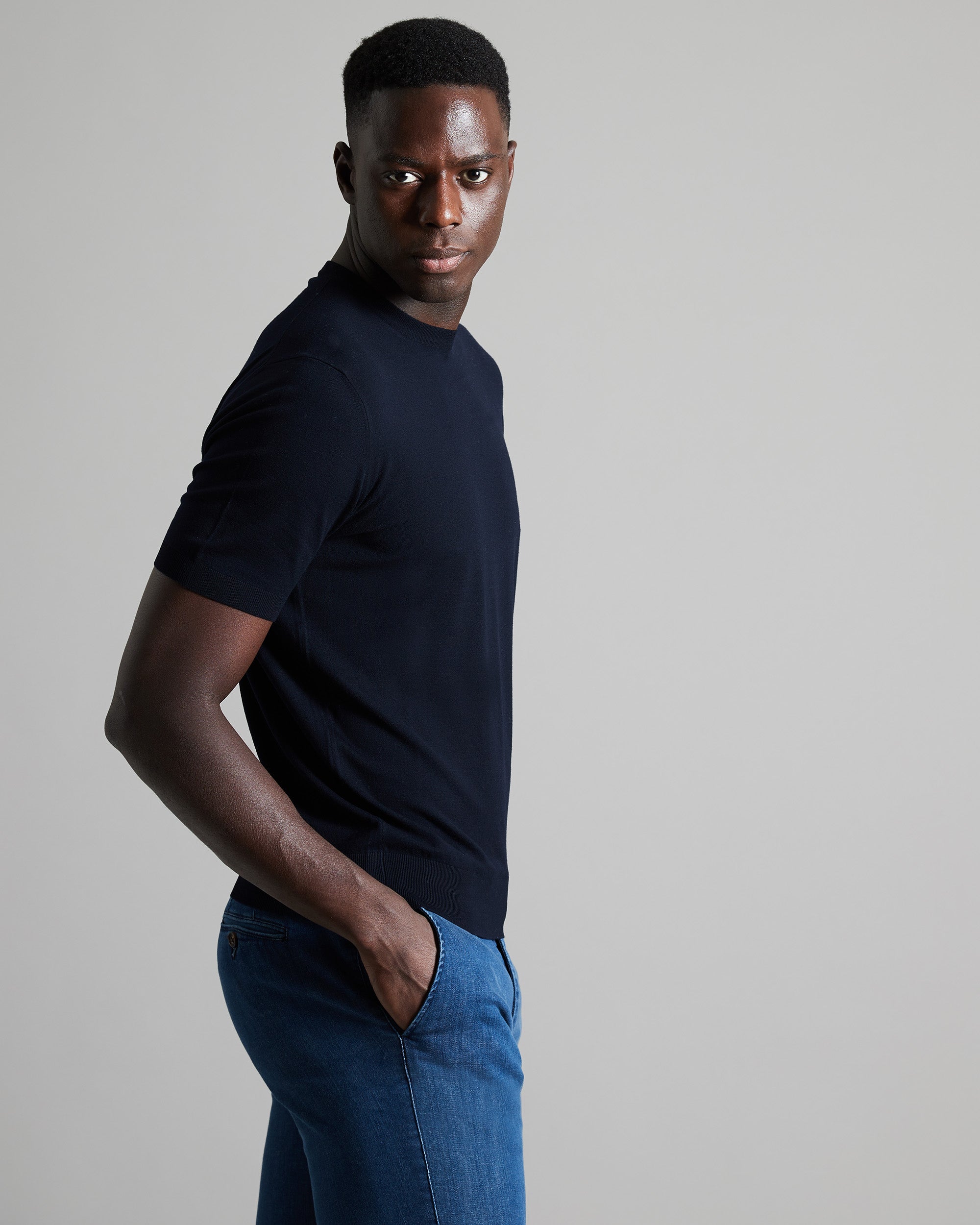 12.8 Kid Wool blue T-shirt sweater 3