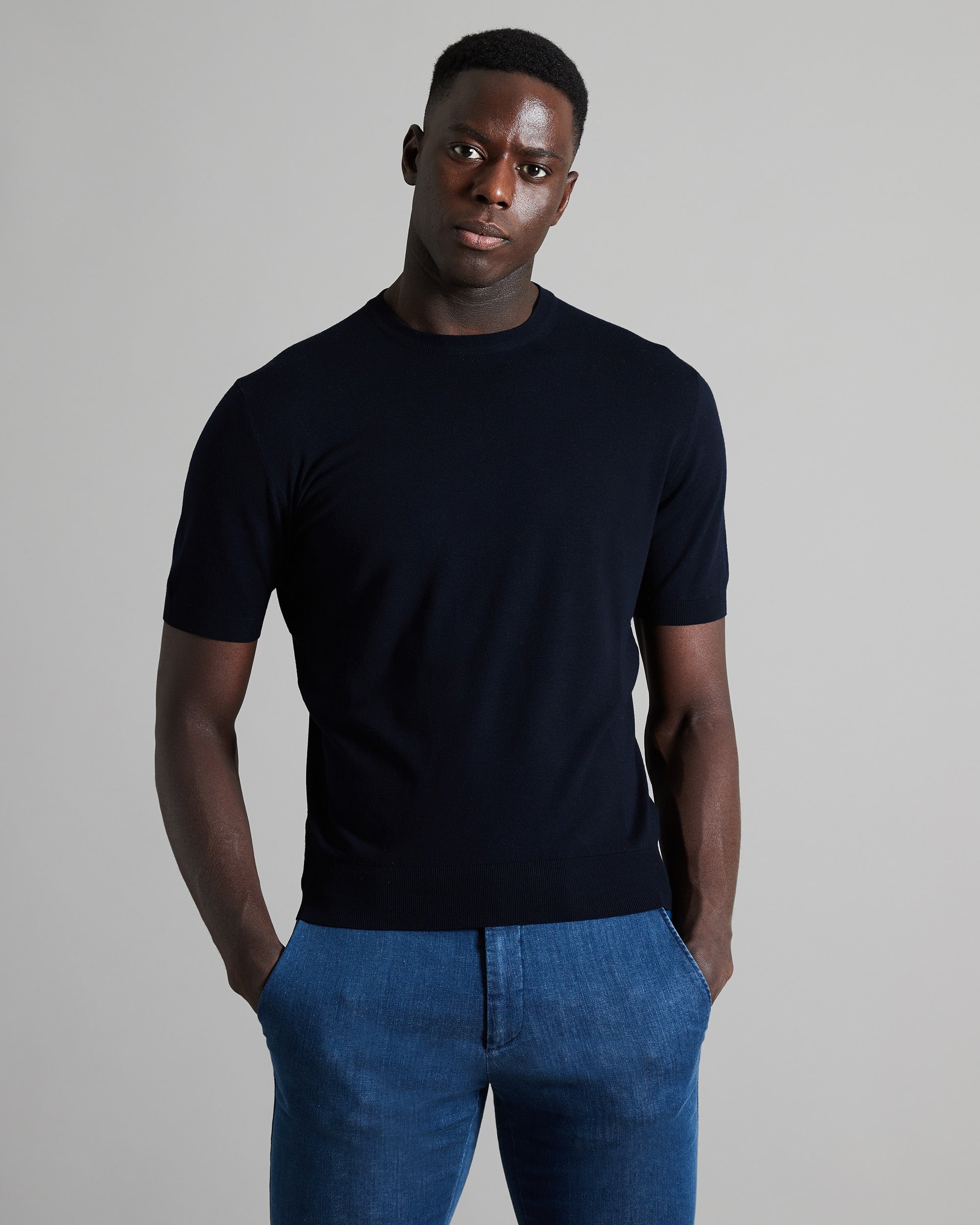 12.8 Kid Wool blue T-shirt sweater 2
