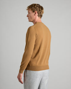 Kid Cashmere Brown Crewneck Sweater