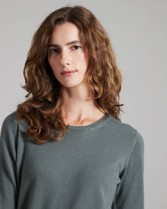 Botanic Green kid cashmere round-neck sweater 4