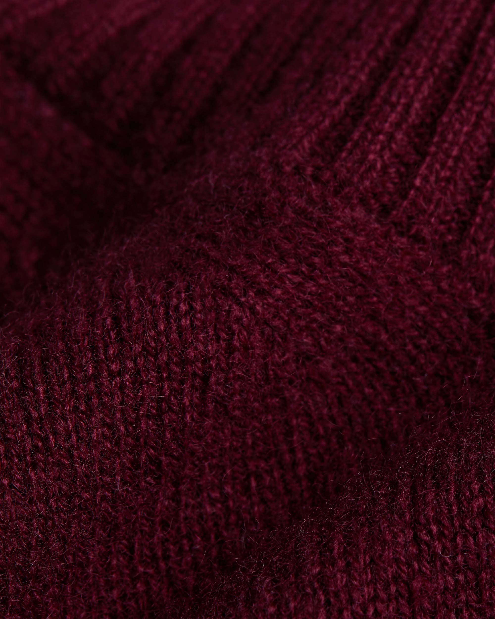 Burgundy Kid cashmere turtleneck sweater
