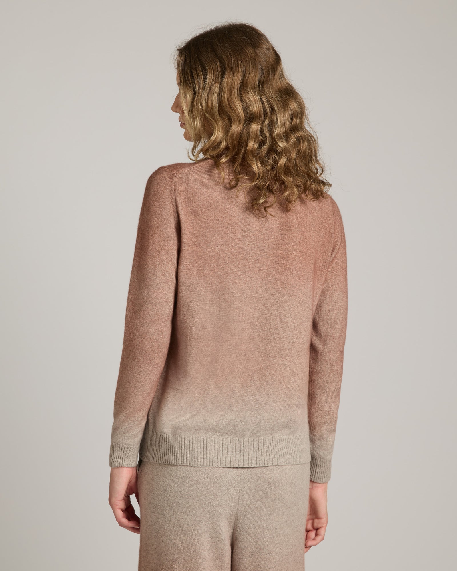 Kid cashmere hand sprayed turtleneck sweater 5