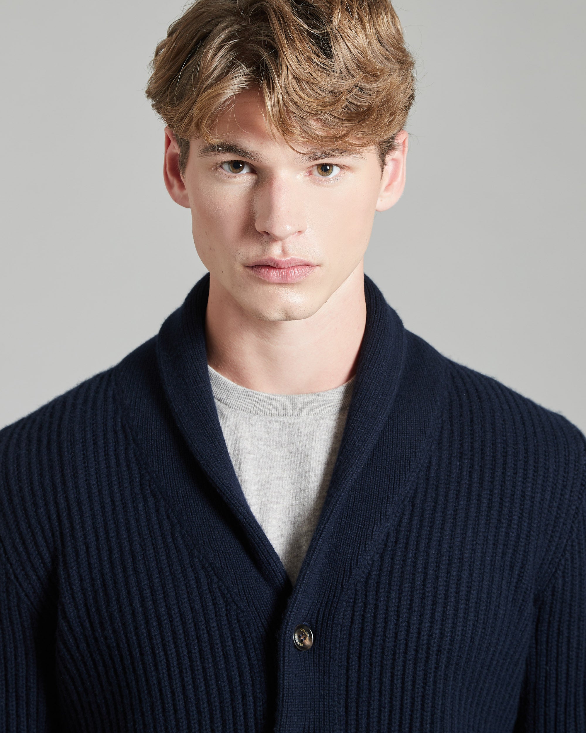 BLUE KID CASHMERE BLOUSON