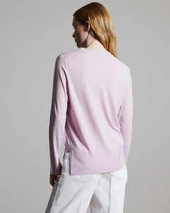 Pink Kid Wool 12.8 crewneck pull