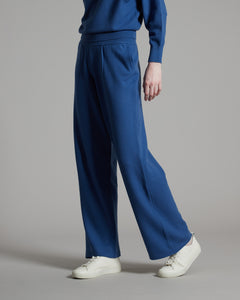 Pantalone in Kid Wool 12.8 blu