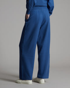 Pantalone in Kid Wool 12.8 blu