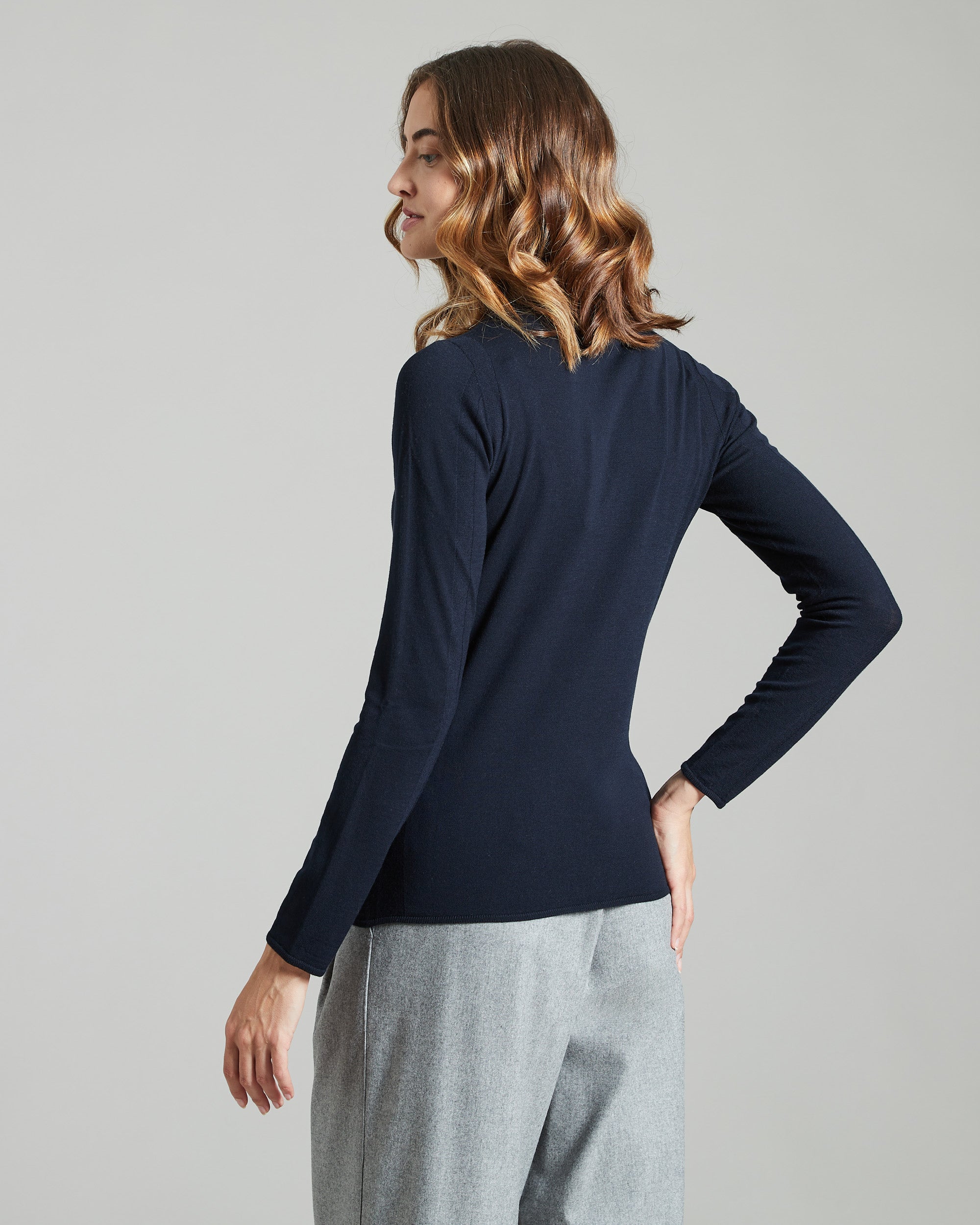 Blue 12.8 Kid Wool blue turtleneck 4